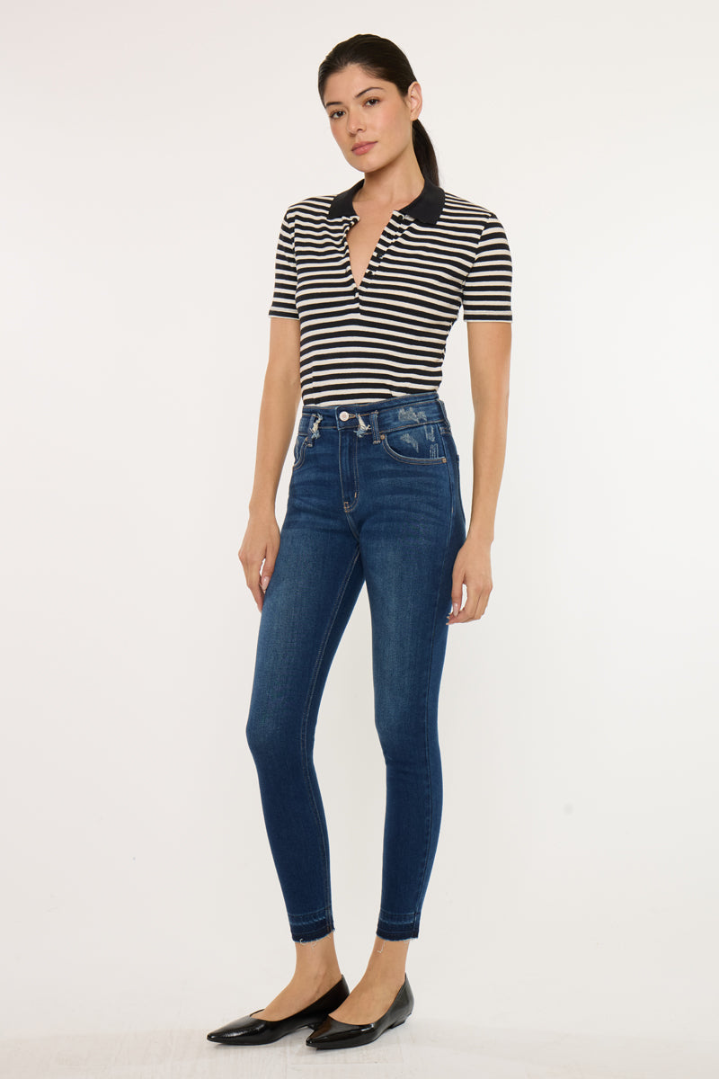 Mackena High Rise Ankle Skinny Jeans