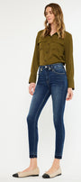 Mackena High Rise Ankle Skinny Jeans - Official Kancan USA