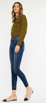 Mackena High Rise Ankle Skinny Jeans - Official Kancan USA