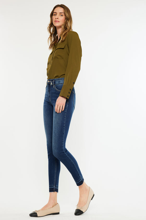 Mackena High Rise Ankle Skinny Jeans - Official Kancan USA