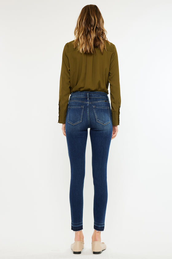 Mackena High Rise Ankle Skinny Jeans - Official Kancan USA