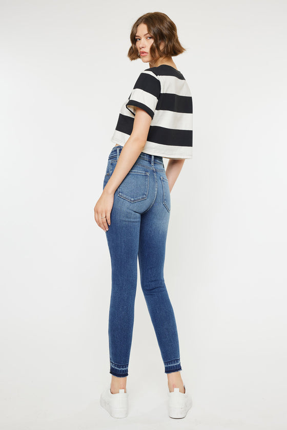 Cleopatra High Rise Ankle Skinny Jeans - Official Kancan USA