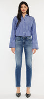 Myra Mid Rise Cigarette Leg Jeans - Official Kancan USA