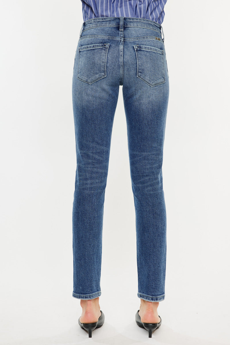 Myra Mid Rise Cigarette Leg Jeans - Official Kancan USA