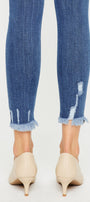Trixie Mid Rise Ankle Skinny Jeans - Official Kancan USA