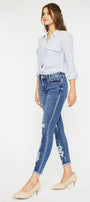 Trixie Mid Rise Ankle Skinny Jeans - Official Kancan USA