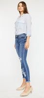 Trixie Mid Rise Ankle Skinny Jeans - Official Kancan USA