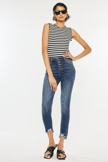  Nayla High Rise Ankle Skinny - Official Kancan USA