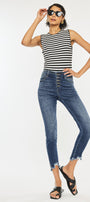 Nayla High Rise Ankle Skinny - Official Kancan USA
