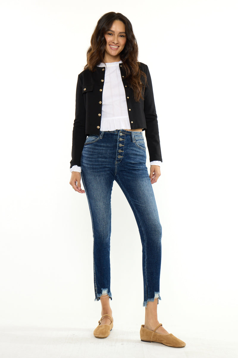 Nayla High Rise Ankle Skinny