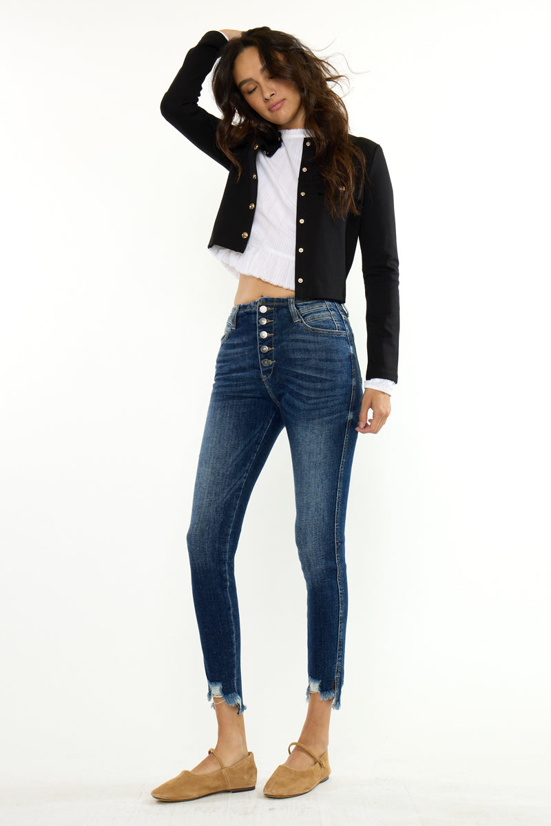 Nayla High Rise Ankle Skinny