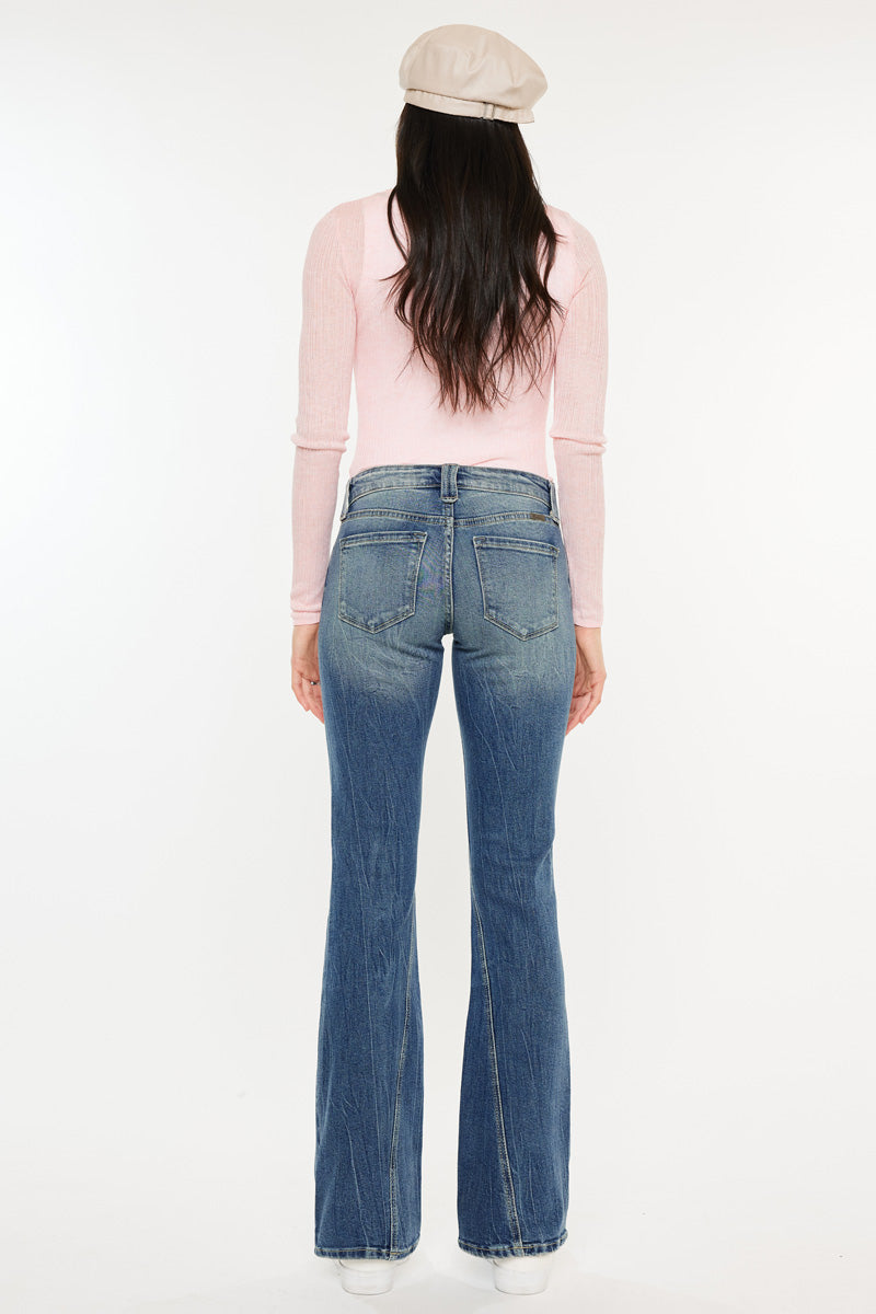 Jewel Low Rise Bootcut Jeans - Official Kancan USA