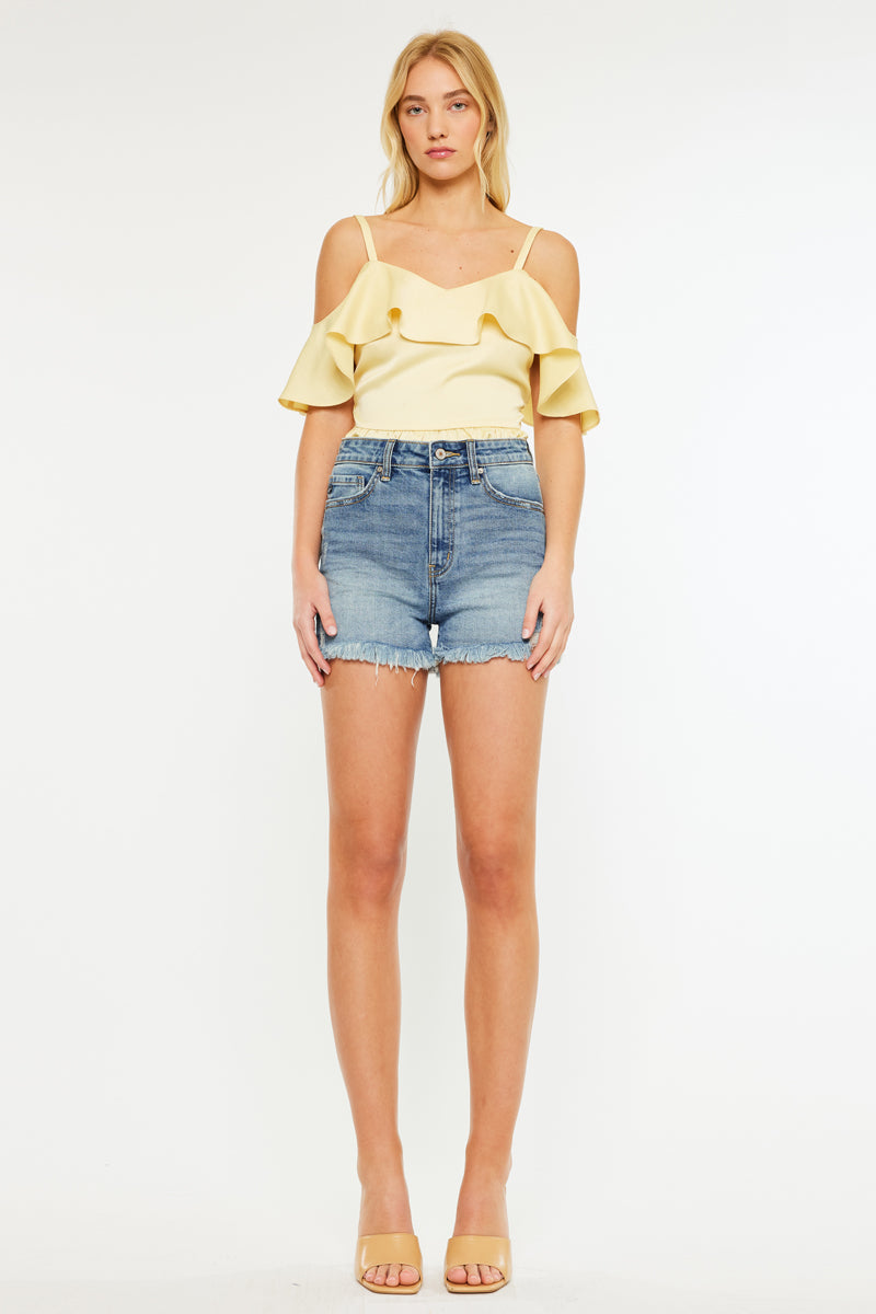 Linden High Rise Shorts - Official Kancan USA