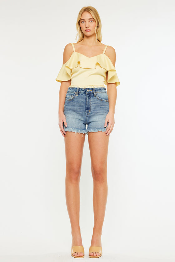 Linden High Rise Shorts - Official Kancan USA