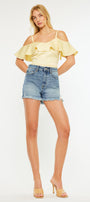 Linden High Rise Shorts - Official Kancan USA