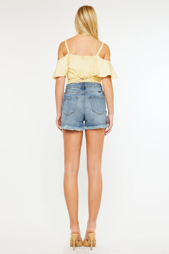Linden High Rise Shorts - Official Kancan USA