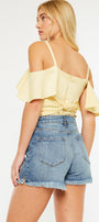 Linden High Rise Shorts - Official Kancan USA