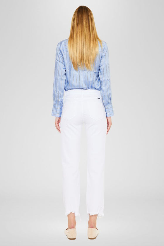 Daniela High Rise Straight Fit Leg Jeans - Official Kancan USA