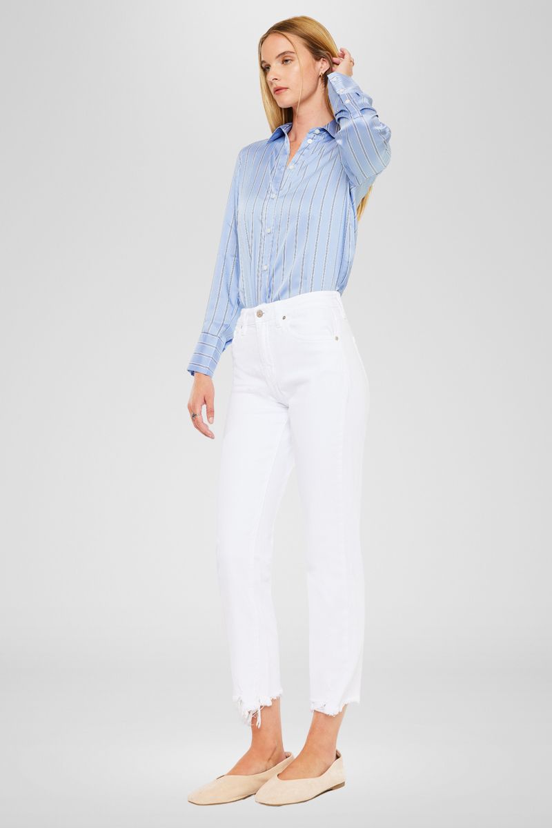 Daniela High Rise Straight Fit Leg Jeans - Official Kancan USA
