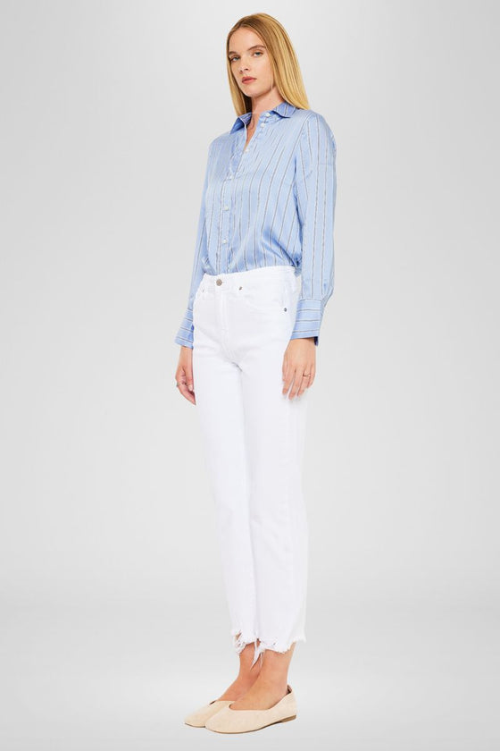 Daniela High Rise Straight Fit Leg Jeans - Official Kancan USA
