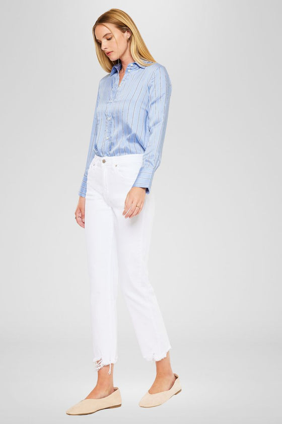 Daniela High Rise Straight Fit Leg Jeans - Official Kancan USA