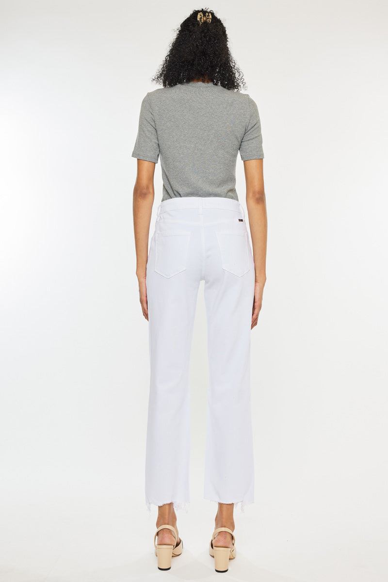 Daniela High Rise Straight Fit Jeans - Official Kancan USA