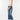 Aida Mid Rise Cropped Flare Jeans - Official Kancan USA