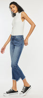 Aida Mid Rise Cropped Flare Jeans - Official Kancan USA