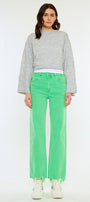 Maliha High Rise Slim Wide Leg Jeans - Official Kancan USA