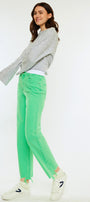 Maliha High Rise Slim Wide Leg Jeans - Official Kancan USA