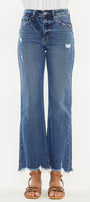 Jemma High Rise Slim Wide Leg Jeans - Official Kancan USA