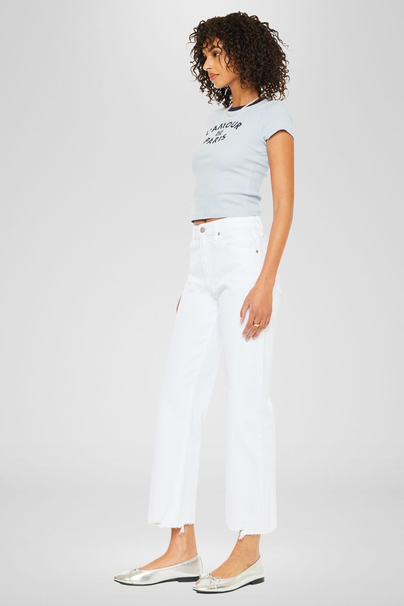 Skyla High Rise Slim Wide Leg Jeans - Official Kancan USA