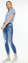 Alora Mid Rise Ankle Skinny - Official Kancan USA