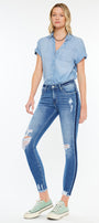 Alora Mid Rise Ankle Skinny - Official Kancan USA