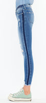 Alora Mid Rise Ankle Skinny - Official Kancan USA