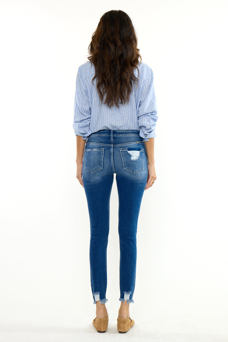 Alora Mid Rise Ankle Skinny