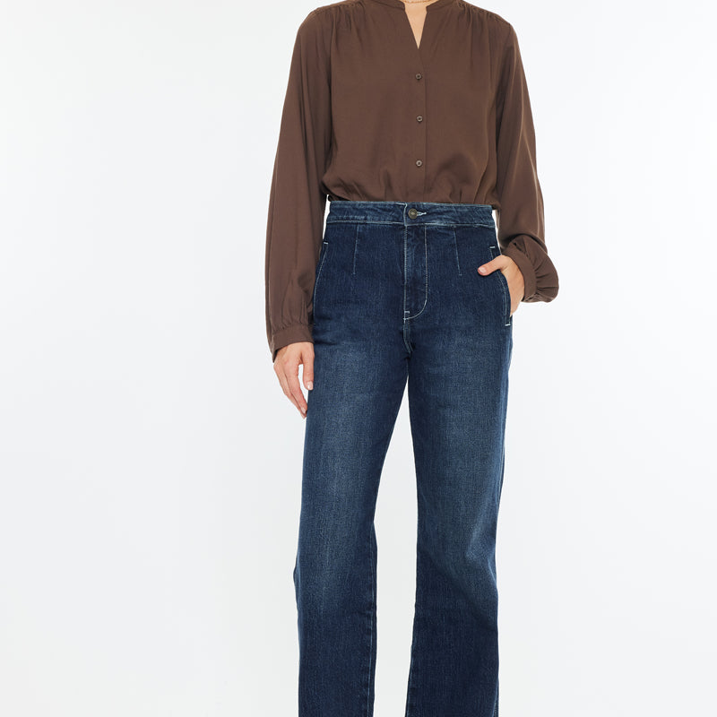 Sparrow High Rise Holly Flare Jeans - Official Kancan USA