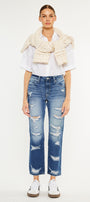 Ashland High Rise Slim Straight Leg Jeans - Official Kancan USA
