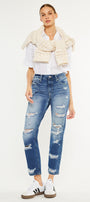 Ashland High Rise Slim Straight Leg Jeans - Official Kancan USA