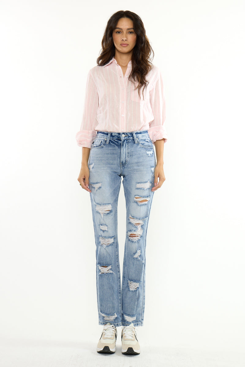 Ashland High Rise Slim Straight