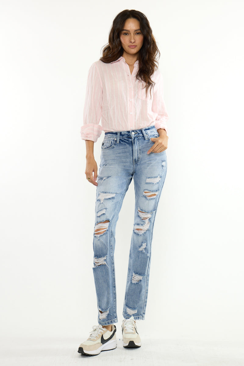 Ashland High Rise Slim Straight