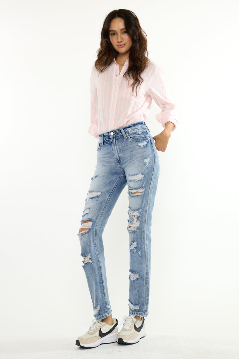 Ashland High Rise Slim Straight
