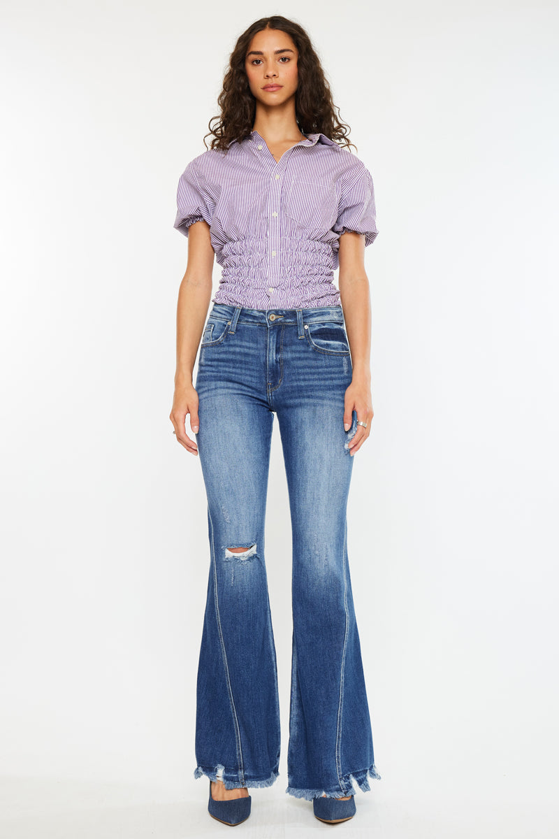 Bali High Rise Super Flare Jeans - Official Kancan USA