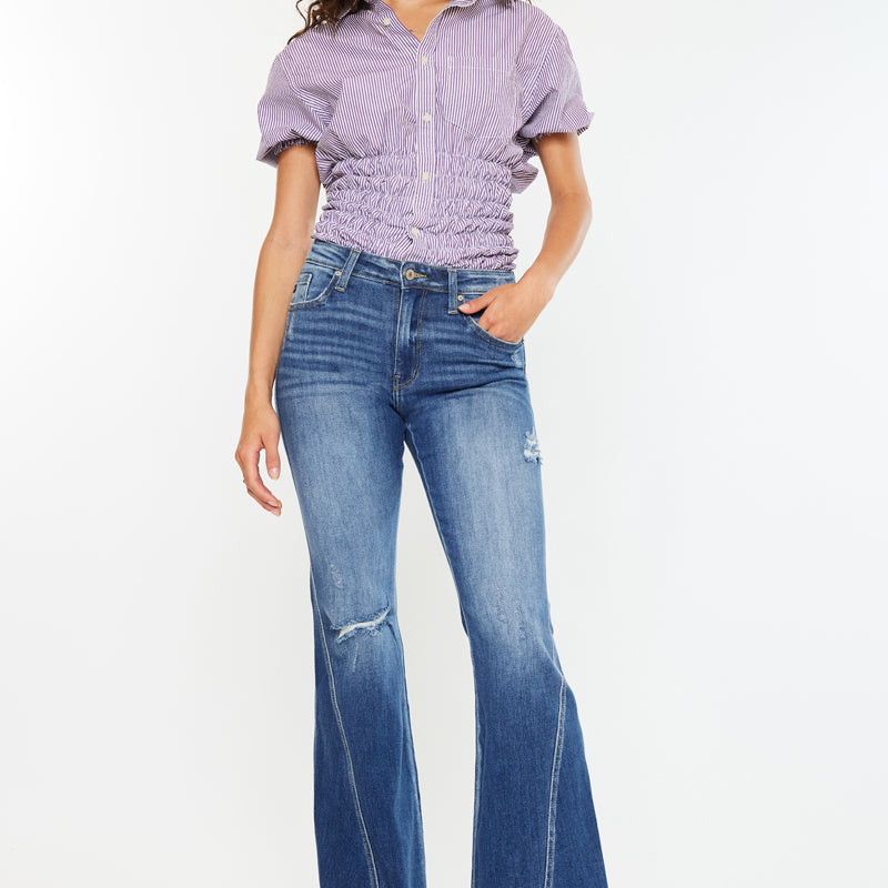 Bali High Rise Super Flare Jeans - Official Kancan USA