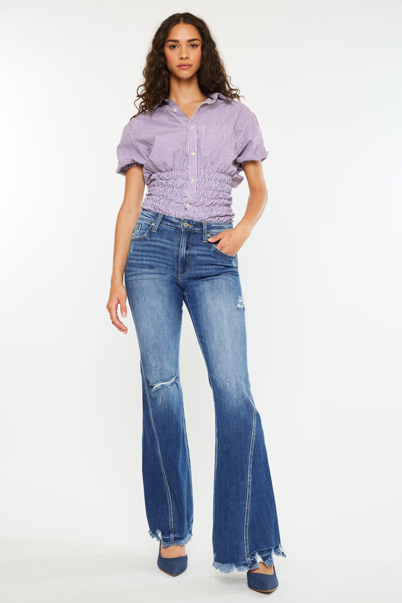 Bali High Rise Super Flare Jeans - Official Kancan USA