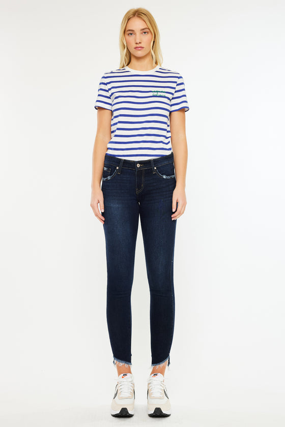 Alexa Low Rise Ankle Skinny Jeans - Official Kancan USA