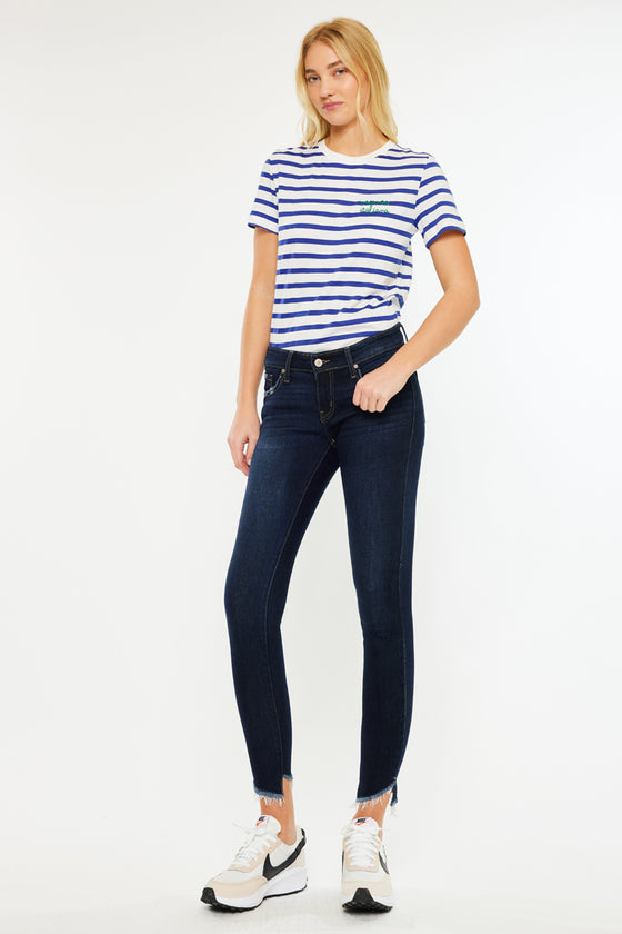 Alexa Low Rise Ankle Skinny Jeans - Official Kancan USA