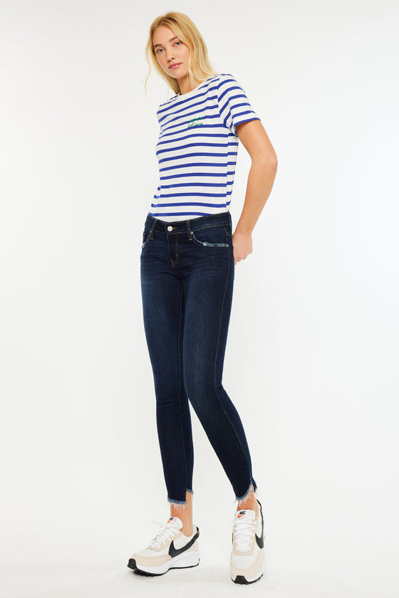 Alexa Low Rise Ankle Skinny Jeans - Official Kancan USA