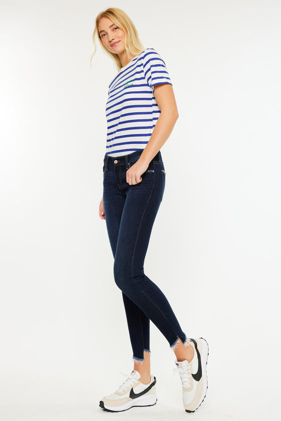 Alexa Low Rise Ankle Skinny Jeans - Official Kancan USA