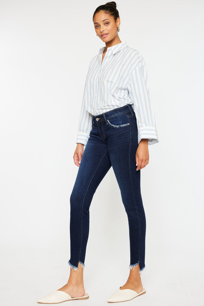 Alexa Low Rise Ankle Skinny Jeans – Official Kancan USA